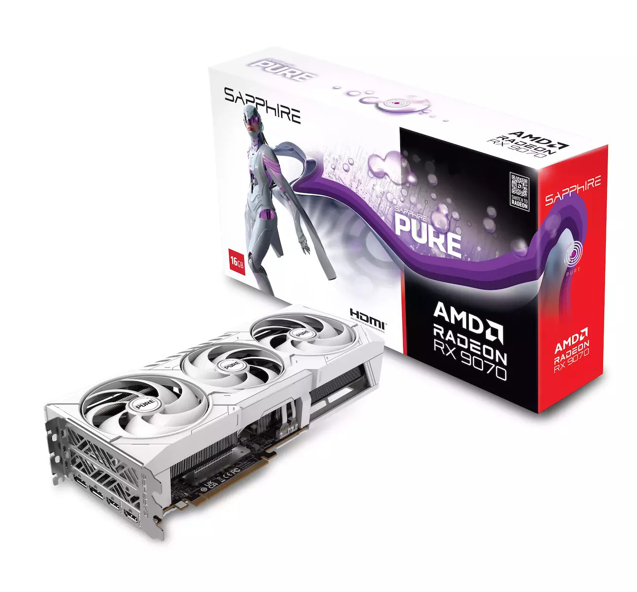 Sapphire Radeon RX 9070 16GB Pure Gaming OC