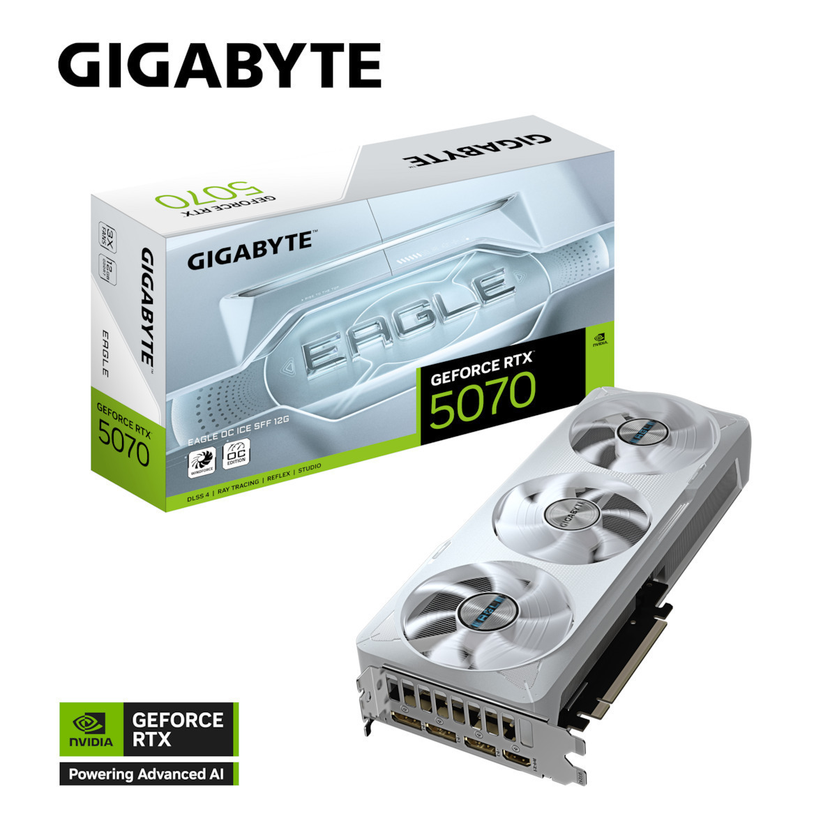 Gigabyte GeForce RTX 5070 12GB EAGLE OC ICE SFF 12G