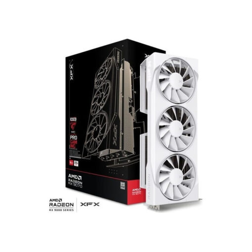 XFX Radeon RX 9070 16GB OC White Triple Fan Gaming Edition