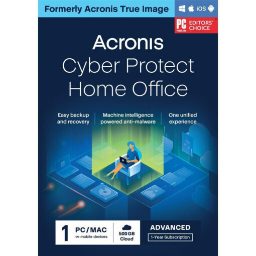 Acronis Backup Αγγλικά συμβατό με Mac/Windows σε Ηλεκτρονική άδεια για 1 Χρήστη και 1 Έτος χρήσης