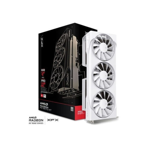 XFX Radeon RX 9070 XT 16GB Swift Gaming Triple Fan White