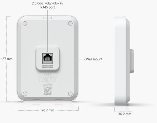 Ubiquiti U7 In-Wall WiFi Mesh Network για Εξωτερική τοποθέτηση - Image 3