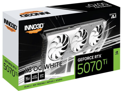 Inno 3D GeForce RTX 5070 Ti 16GB X3 OC WHITE - Image 3