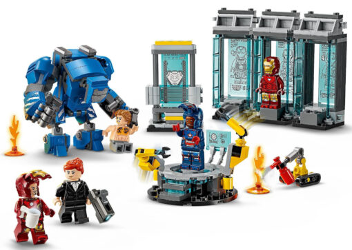 Lego Marvel Iron Man's Laboratory - Hall of Armor για 8+ Ετών 384τμχ - Image 5