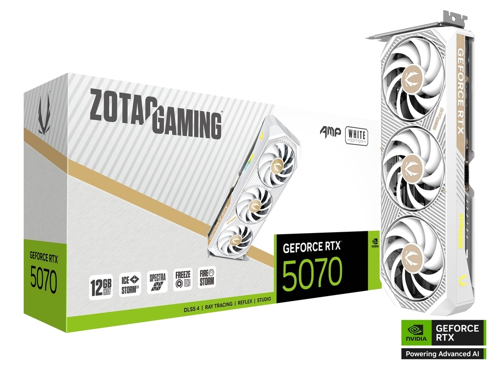 Zotac GeForce RTX 5070 12GB AMP White Edition