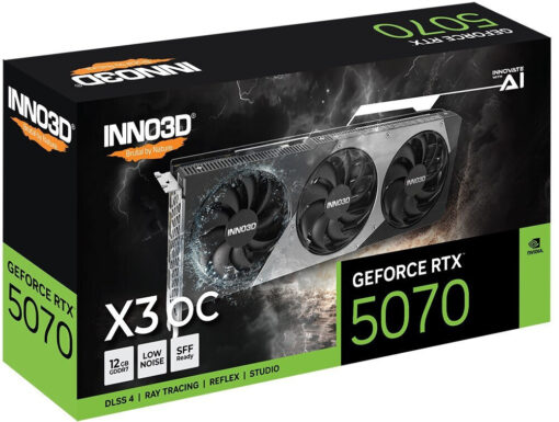 Inno 3D GeForce RTX 5070 12GB X3 OC - Image 3
