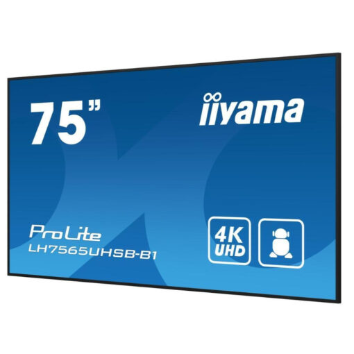 Iiyama LH7565UHSB-B1 Public Display IPS 4K UHD 75" - Image 3