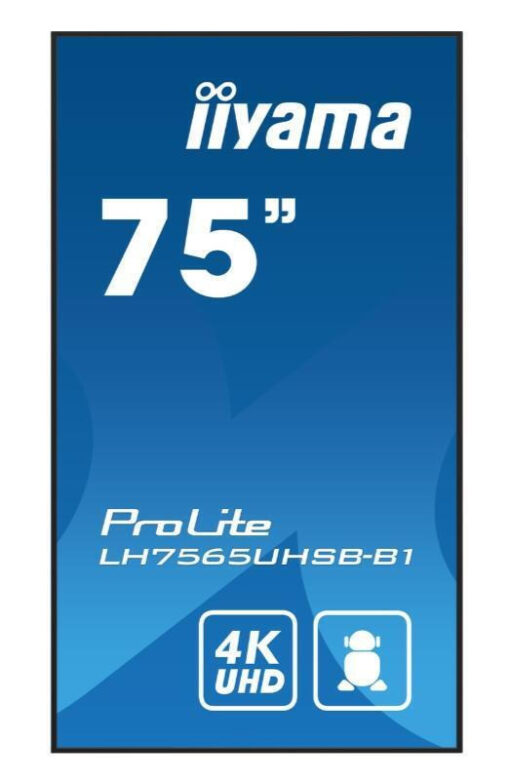 Iiyama LH7565UHSB-B1 Public Display IPS 4K UHD 75" - Image 4