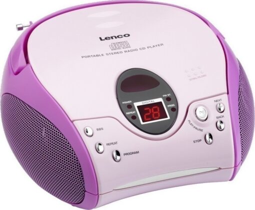 Lenco Φορητό Ηχοσύστημα SCD-24 με CD / MP3 / Ραδιόφωνο - Image 3