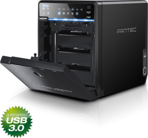 Fantec QB-35US3R Θήκη για 4 Σκληρούς Δίσκους 3.5" SATA III με σύνδεση USB3.0/eSATA - Image 3