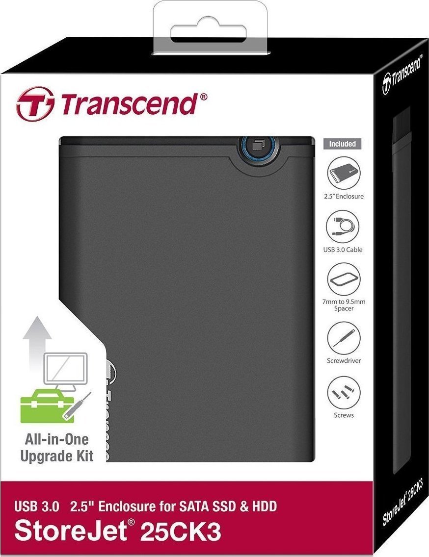 Transcend StoreJet 25CK3 Θήκη για Σκληρό Δίσκο 2.5" SATA III με σύνδεση USB3.0 - Image 4