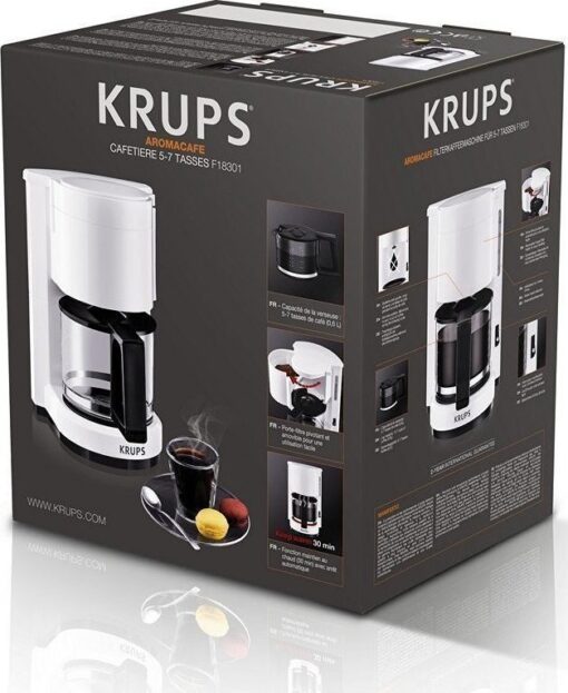 Krups F 18301 AromaCafe 5 Καφετιέρα Φίλτρου 850W White - Image 6