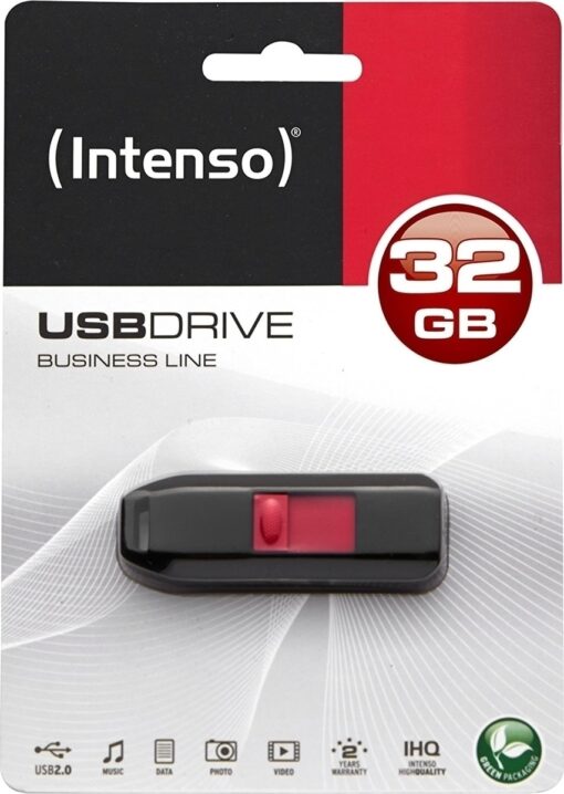 Intenso Business Line 32GB USB 2.0 Μαύρο - Image 3