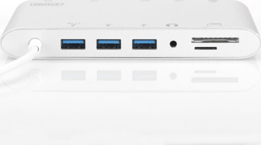 Digitus USB-C Docking Station με HDMI/DisplayPort 4K PD Ethernet (DA-70861) - Image 4