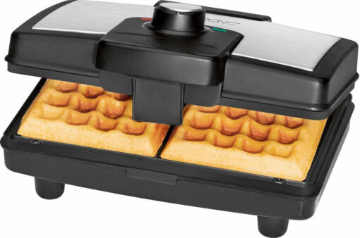 Clatronic Βαφλιέρα 2 Θέσεων σε Ορθογώνιο Σχήμα 800W - Image 2