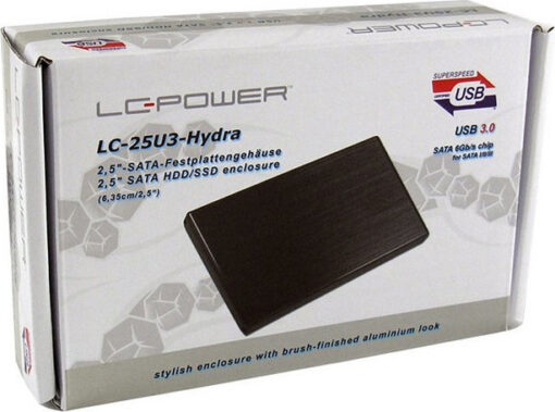 LC-Power Θήκη για Σκληρό Δίσκο 2.5" SATA III με σύνδεση USB3.0 - Image 5