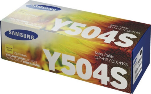 Samsung CLT-Y504S Γνήσιο Toner Laser Εκτυπωτή Κίτρινο 1800 Σελίδων (SU502A) - Image 2