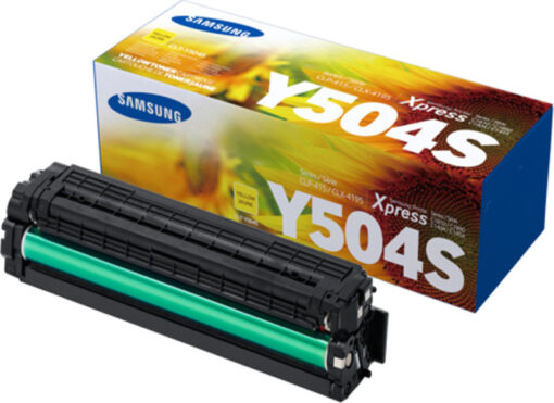 Samsung CLT-Y504S Γνήσιο Toner Laser Εκτυπωτή Κίτρινο 1800 Σελίδων (SU502A)