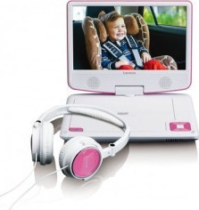 Lenco DVP-910 Φορητό DVD Player με Οθόνη 9" Ροζ - Image 3