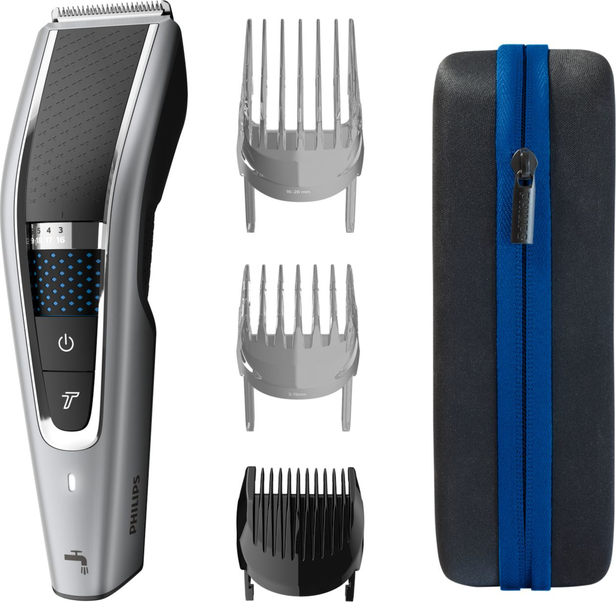 Philips Series 5000 Κουρευτική Μηχανή Silver/Black HC5650/15