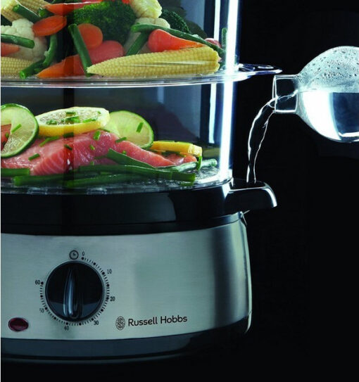 Russell Hobbs RH -56 Ατμομάγειρας με 3 Επίπεδα Μαγειρέματος 9lt - Image 4