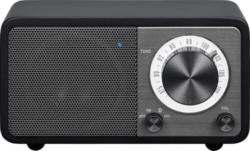 Sangean WR-7 Επιτραπέζιο Ραδιόφωνο Επαναφορτιζόμενο με Bluetooth Μαύρο