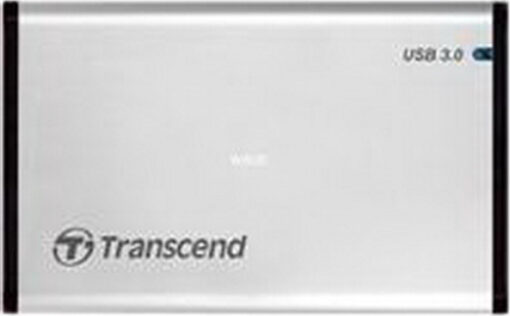Transcend StoreJet 25S3 Θήκη για Σκληρό Δίσκο 2.5" SATA III με σύνδεση USB3.0 σε Ασημί χρώμα - Image 2