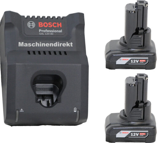 Bosch Σετ 2 Μπαταριών Εργαλείου Λιθίου 12V με Φορτιστή 1600A01B20 - Image 2