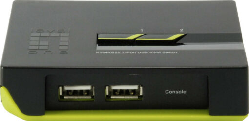 Level One KVM-0222 2 PC VGA+USB Black Edition - Image 2