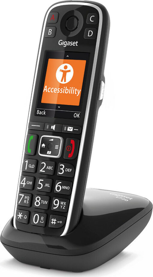 Gigaset E720 με Ελληνικό Μενού Μαύρο - Image 4