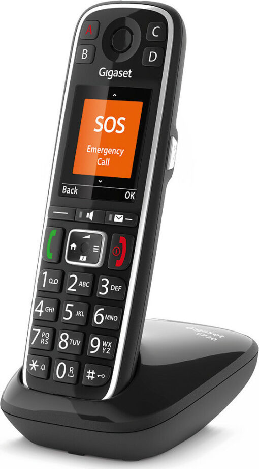 Gigaset E720 με Ελληνικό Μενού Μαύρο - Image 5