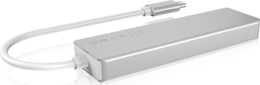 Icy Box USB 3.0 Hub 5 Θυρών με σύνδεση USB-C Ασημί - Image 5