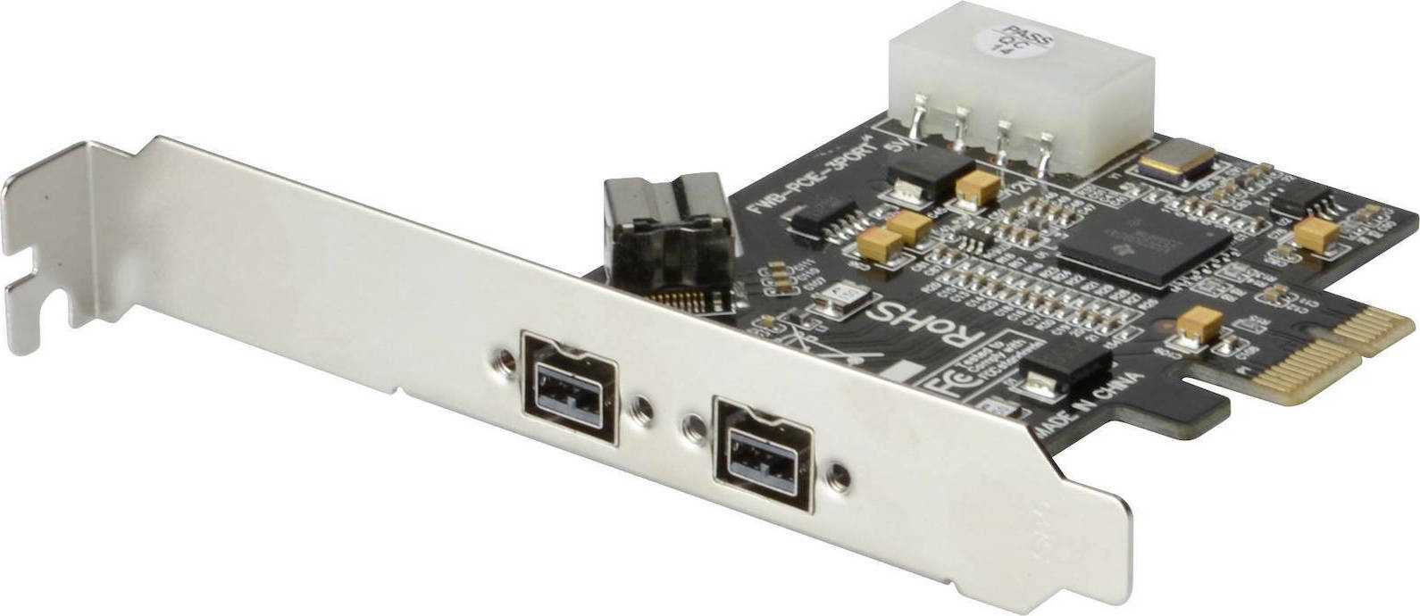 Digitus Κάρτα PCIe σε 2 εξωτερικές θύρες Firewire 800 και 1 εσωτερική