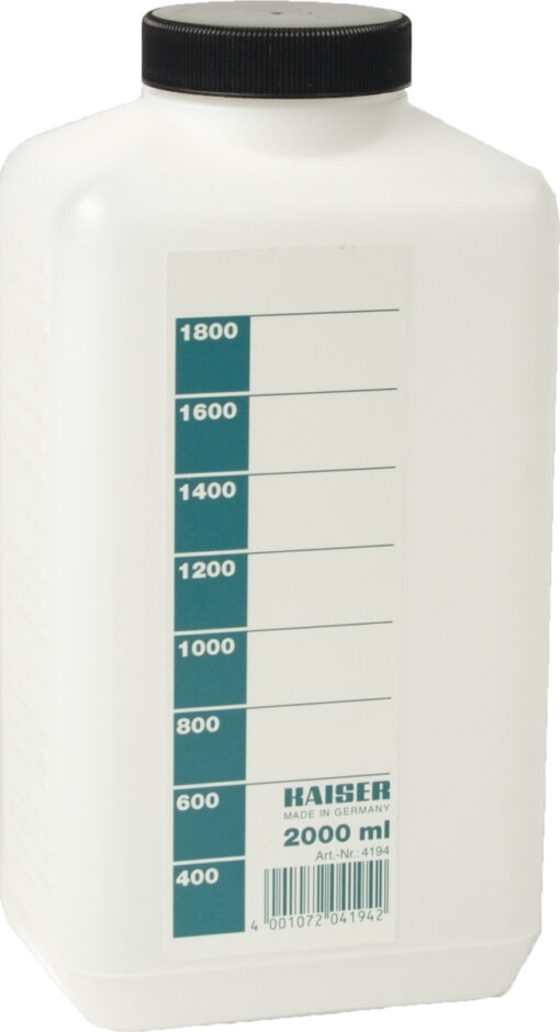 Kaiser Chemical Storage Bottle 2000ml White
