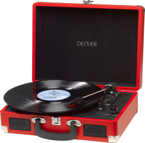 Denver VPL-120 MK2 Βαλιτσάκι Πικάπ με Προενίσχυση και Ενσωματωμένα Ηχεία