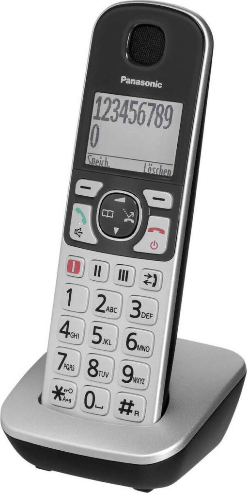 Panasonic KX-TGQ500GS Ασύρματο Τηλέφωνο IP Ασημί - Image 2