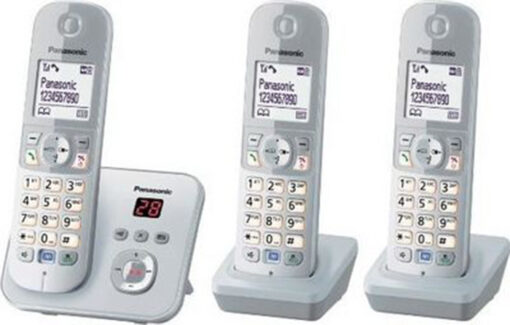Panasonic KX-TG6823 Trio Ασημί - Image 2