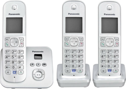 Panasonic KX-TG6823 Trio Ασημί - Image 3
