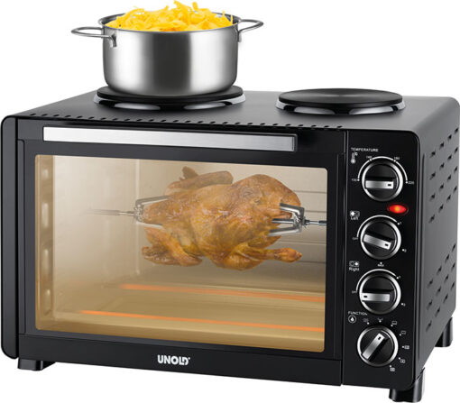 Unold Ηλεκτρικό Φουρνάκι 30lt με 2 Εστίες - Image 4