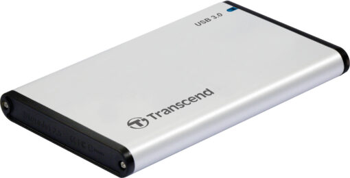 Transcend StoreJet 25S3 Θήκη για Σκληρό Δίσκο 2.5" SATA III με σύνδεση USB3.0 σε Ασημί χρώμα - Image 3
