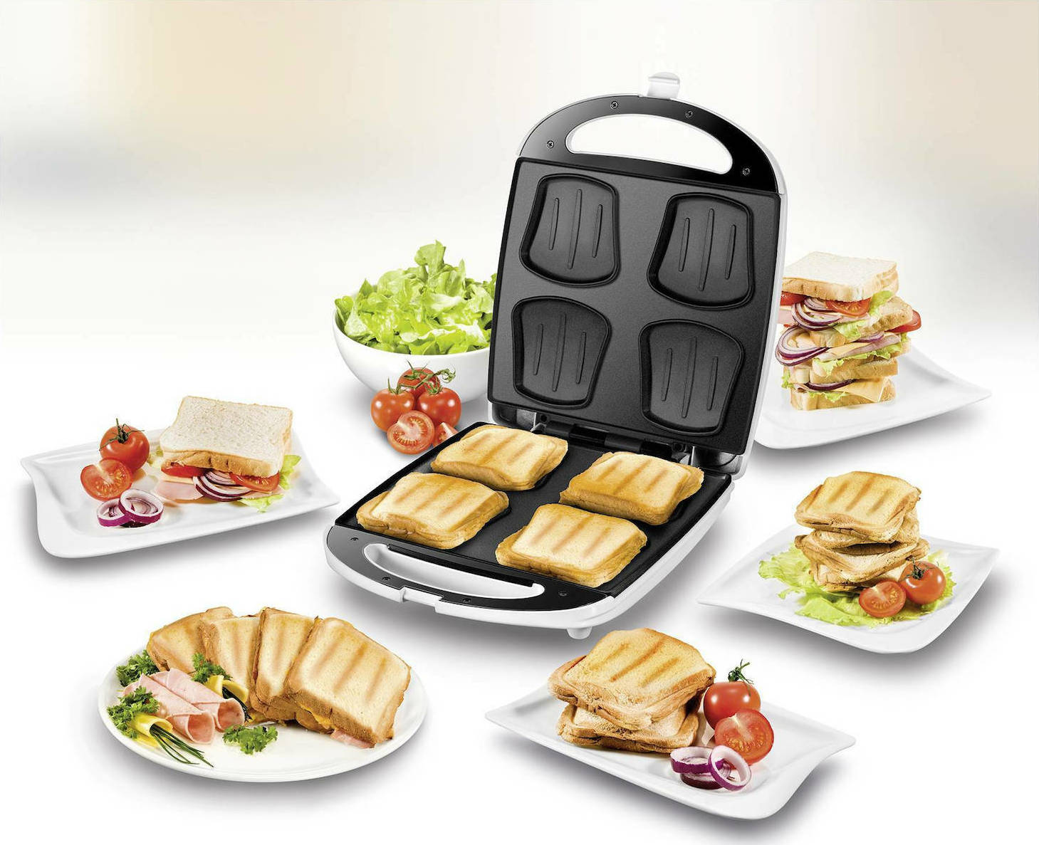 Unold Quadro 1100W για 4 Τοστ Inox - Image 6