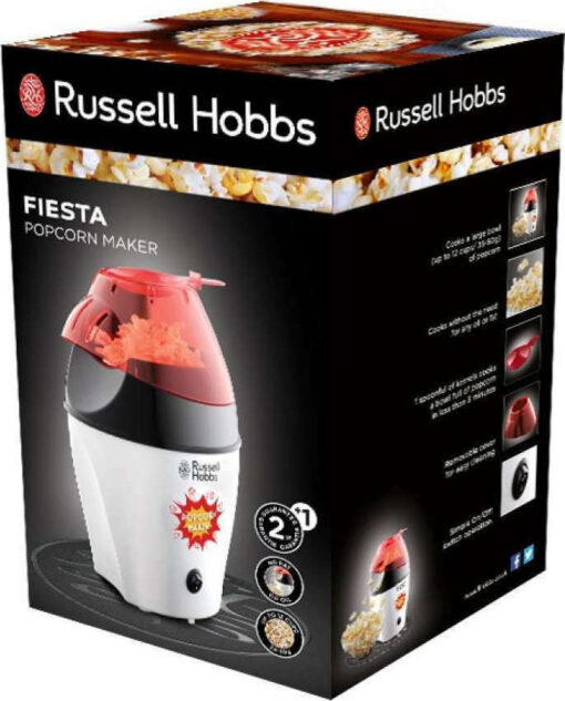 Russell Hobbs Fiesta -56 Μηχανή Ποπ-Κορν Ζεστού Αέρα 1200W - Image 2