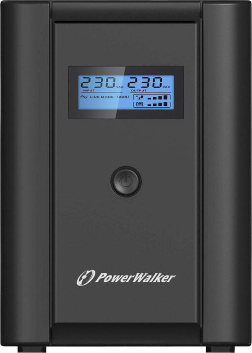 Powerwalker VI 1200 LCD/IEC UPS Line-Interactive 1200VA 600W - Image 3