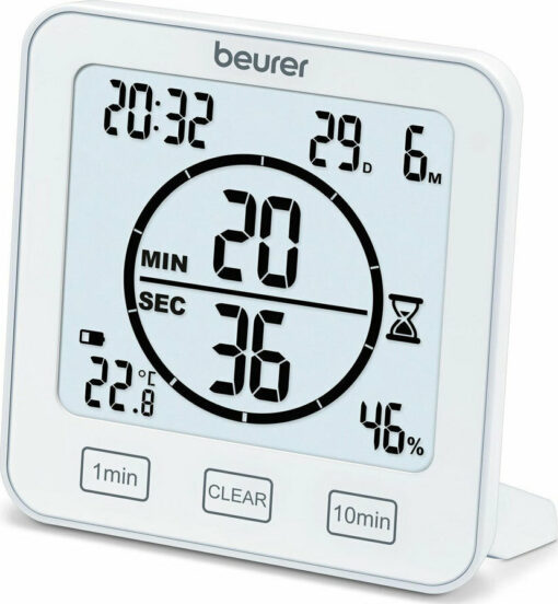 Beurer HM 22 Θερμόμετρo & Υγρασιόμετρo Επιτραπέζιο για Χρήση σε Εσωτερικό Χώρο