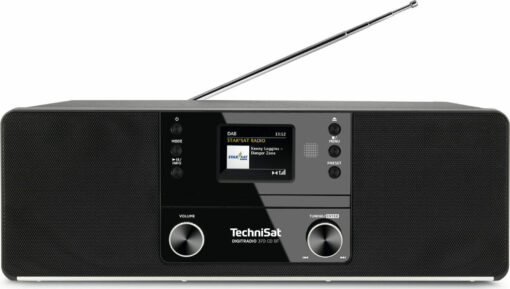 Technisat Ηχοσύστημα 2.0 DigitRadio 370 0000/3948 10W με CD Player και Bluetooth Μαύρο