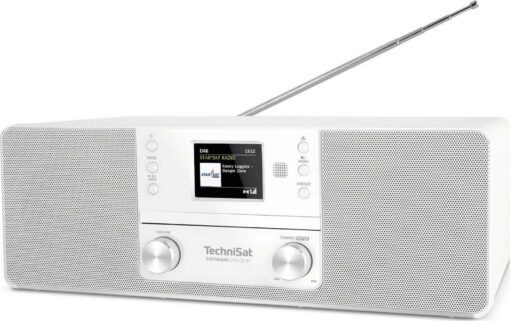 Technisat Ηχοσύστημα 2.0 DigitRadio 370 0001/3948 10W με CD Player και Bluetooth Λευκό - Image 3