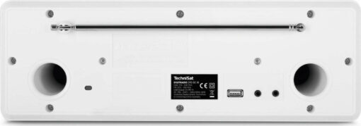 Technisat Ηχοσύστημα 2.0 DigitRadio 370 IR 0001/3949 10W με CD / Digital Media Player, WiFi και Bluetooth Λευκό - Image 3