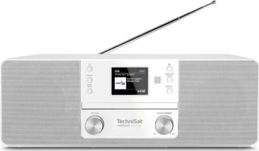 Technisat Ηχοσύστημα 2.0 DigitRadio 370 IR 0001/3949 10W με CD / Digital Media Player, WiFi και Bluetooth Λευκό - Image 2