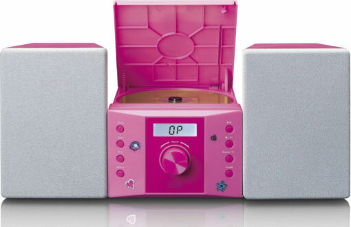 Lenco Ηχοσύστημα 2.0 MC-013 MC-013P 4W με CD Player και WiFi Ροζ - Image 6