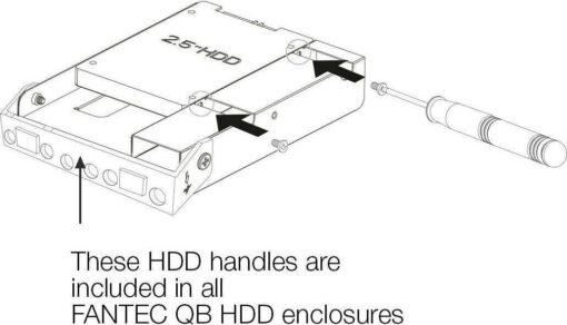 Fantec QB-Bracket HDD/SSD Bracket - Image 2